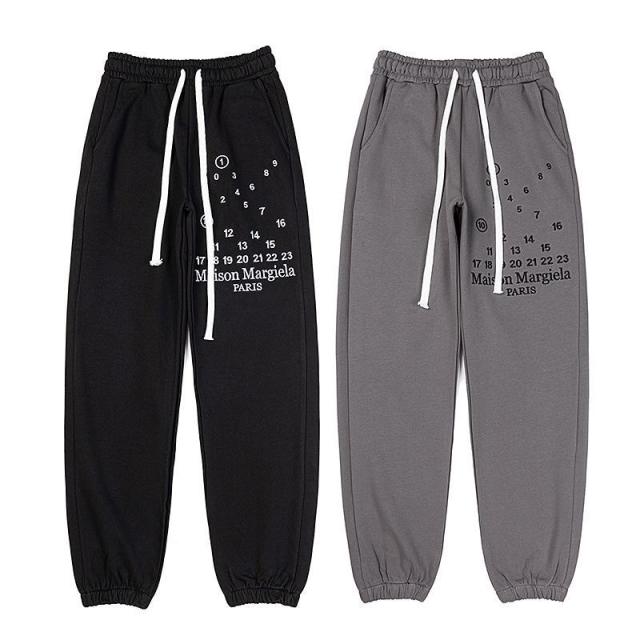 Masion Margiela MM6 Sweatpants Black Gray