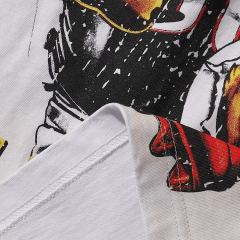 Roaring Brown Bear Hotfix Rhinestone Print Washed Tee 28874480