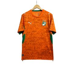 2026/2027 Orange Leopard Print Ivory Coast Home Replica Jersey 28898428