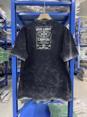 West Coast Choppers Skull Print Washed Distressed Tee