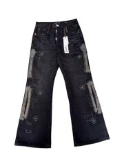 1:1 quality version Bone Patch Studded Flared Jeans 28963945