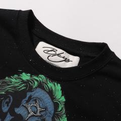 Monster F-Terry Cropped Print Tee 28930872