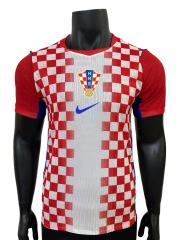 2026/2027 Red White Checkerboard Croatia Home Predesign Version Authentic Jersey 28898434