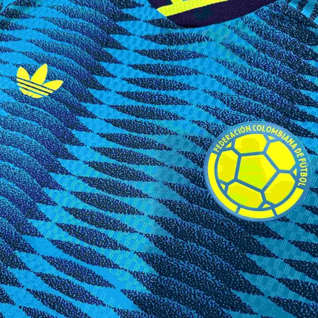 2026/2027 Fluorescent Green Wave Pattern Colombia Away Authentic Jersey 28898455