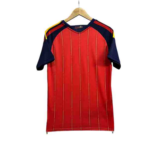 2026/2027 Red with Yellow Stripes Spain Home Jersey 2 Kind 28898435
