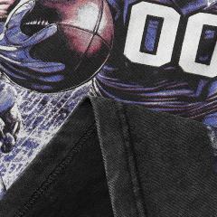 Lion Player Print Washed Tee 28874481