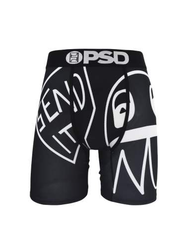 White Line Cartoon Print Boxer Briefs 28629047