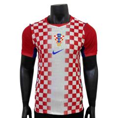 2026/2027 Red White Checkerboard Croatia Home Predesign Version Authentic Jersey 28898434