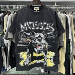 American Bully & Bone Rhinestone Print Washed Tee 28872178