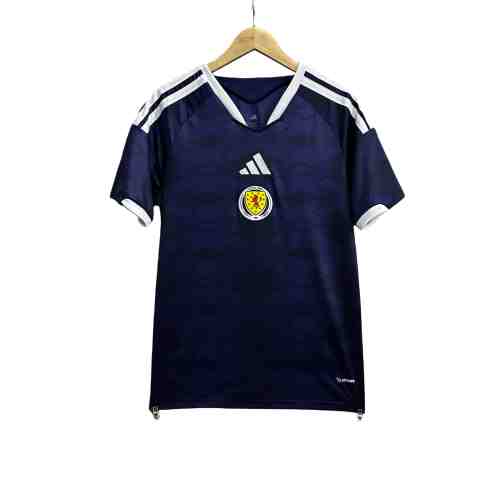 2026/2027 Navy Blue with Rhombus Jacquard Pattern Scotland Home Replica Jersey 28898427