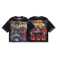 Get Lost F Rhinestone Print Washed Tee 28872177