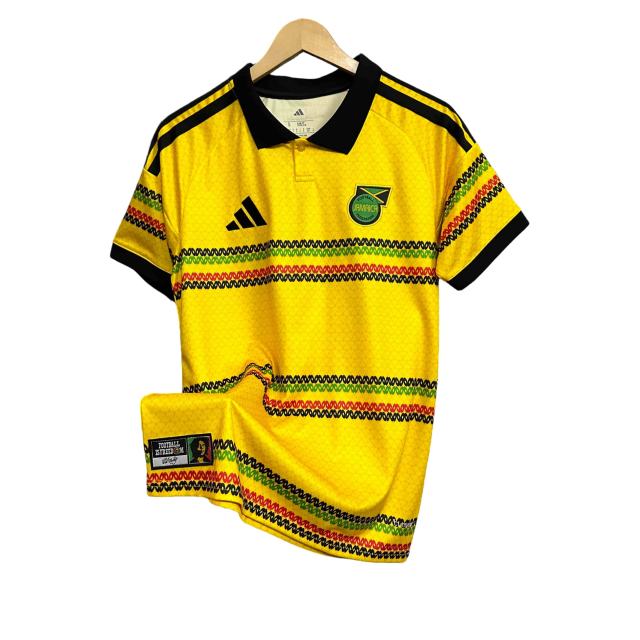 2026/2027 Yellow Green Stripes Jamaica Home Jersey 2 Kind 28898436