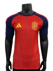 2026/2027 Red with Yellow Stripes Spain Home Jersey 2 Kind 28898435