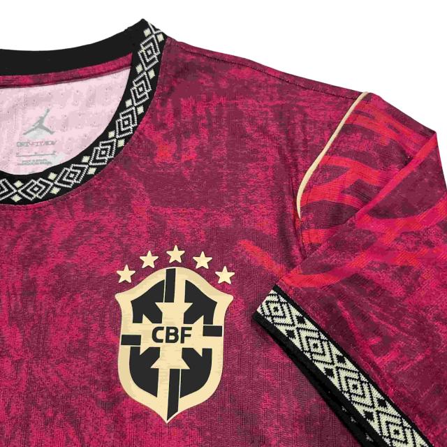 2026/2027 Brazil Maroon Pre-Match Training Authentic Jersey 28898424