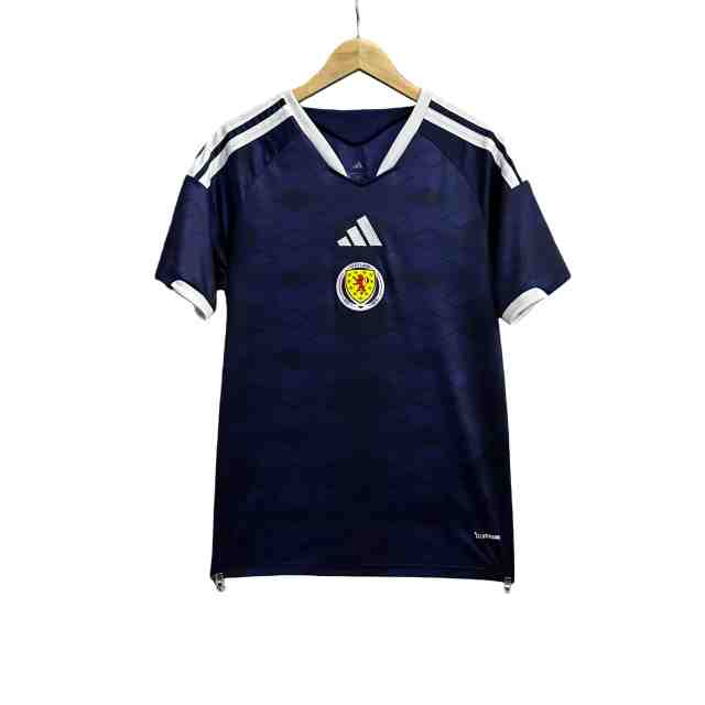 2026/2027 Navy Blue with Rhombus Jacquard Pattern Scotland Home Replica Jersey 28898427