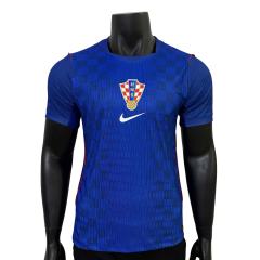 2026/2027 Blue Checkerboard Croatia Away Predesign Authentic Jersey 28898446
