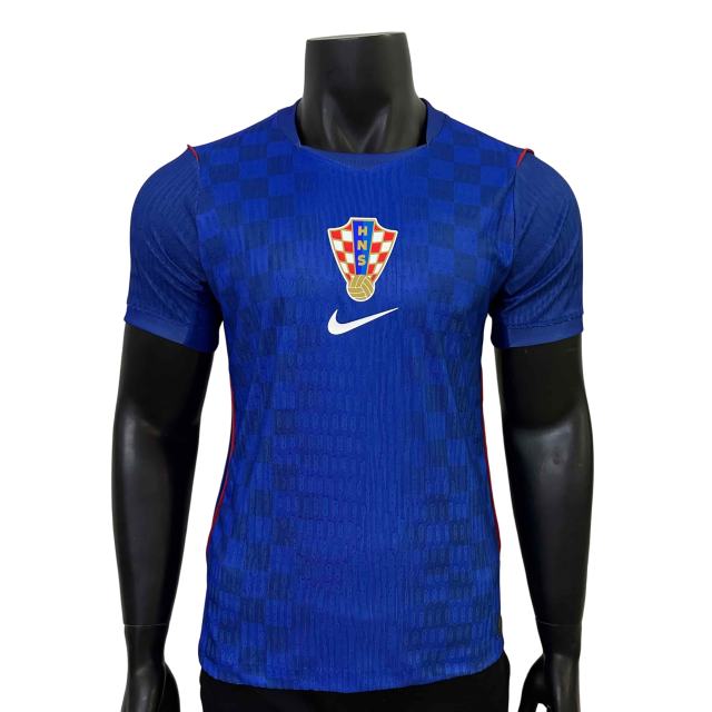 2026/2027 Blue Checkerboard Croatia Away Predesign Authentic Jersey 28898446