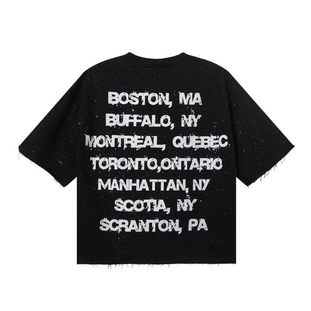 Monster F-Terry Cropped Print Tee 28930872