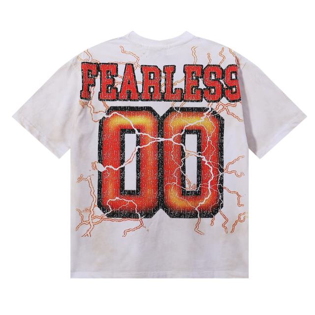 Roaring Brown Bear Hotfix Rhinestone Print Washed Tee 28874480