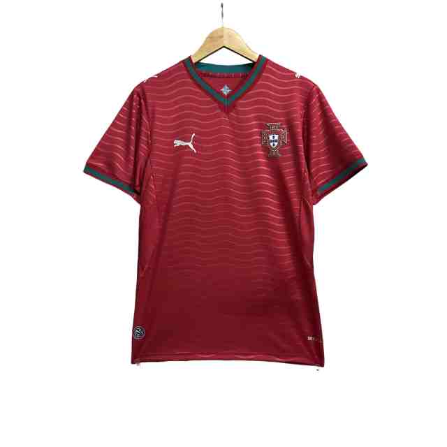 2026/2027 Burgundy Wave Pattern Portugal Home Jersey 2 Kind 28898443