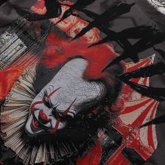 Circus Clown Splash Ink Print Washed Tee 28874570