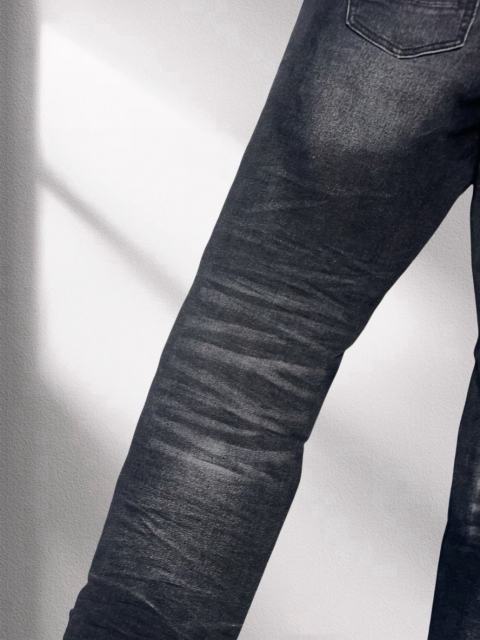 1:1 Quality White Patch Jeans