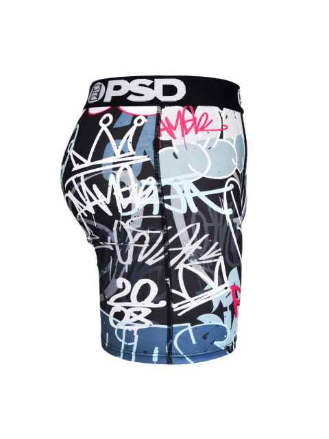 Freehand Doodle Print Boxer Briefs 28702278