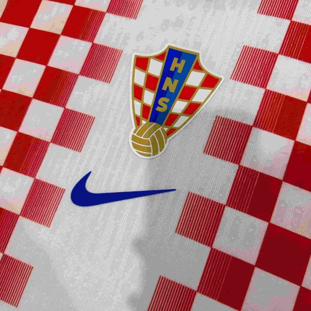 2026/2027 Red White Checkerboard Croatia Home Predesign Version Authentic Jersey 28898434