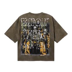 No Discipline F-Terry Cropped Print Tee 2 colors 28930873
