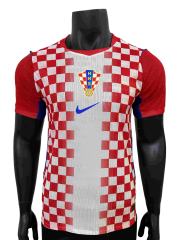 2026/2027 Red White Checkerboard Croatia Home Predesign Version Authentic Jersey 28898434
