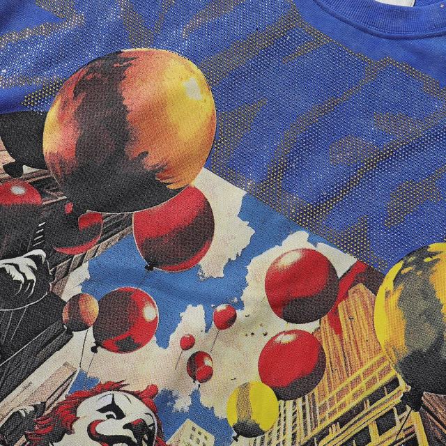 Balloon Clown Splash Ink Rhinestone Print Washed Tee 3 colors 28874571