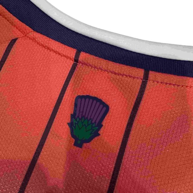 2026/2027 Retro Orange Purple Stripes Scotland Away Replica Jersey 28898430