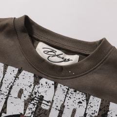 No Discipline F-Terry Cropped Print Tee 2 colors 28930873