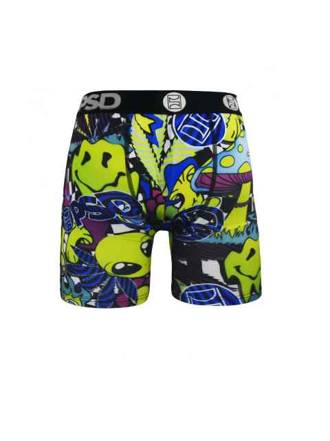 Green Big-eyed Alien Print Boxer Briefs 28629055