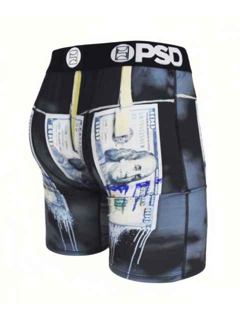 Portrait Banknote Print Boxer Briefs 28629049