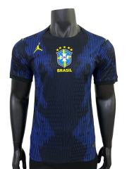 2026/2027 Blue Black Gradient Brazil Away Authentic Jersey 28898444