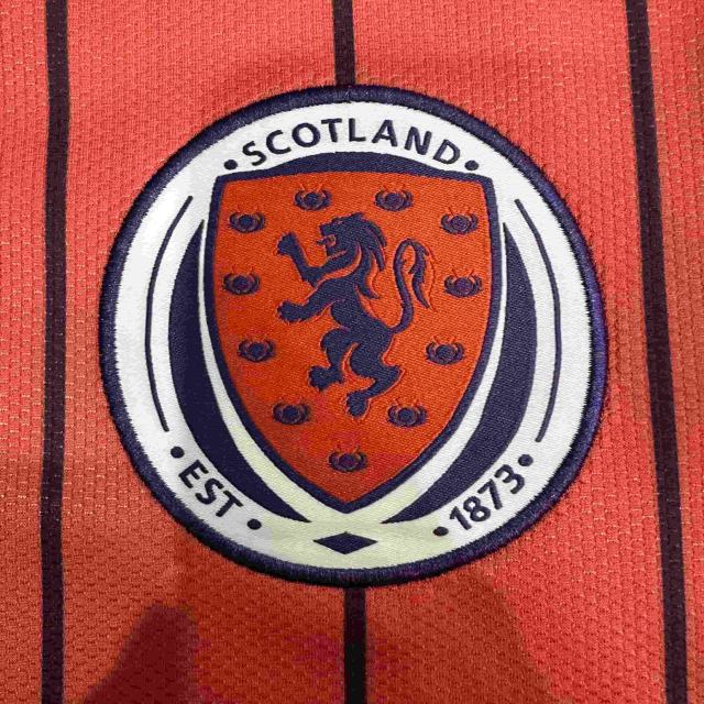 2026/2027 Retro Orange Purple Stripes Scotland Away Replica Jersey 28898430