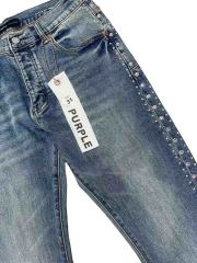1:1 quality version Side Crystal Rivet Bootcut Jeans 28920259
