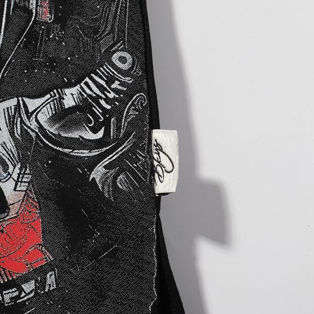 CD Skull Rhinestone Print Washed Tee 28874565