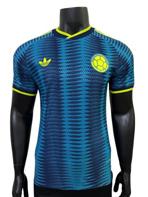 2026/2027 Fluorescent Green Wave Pattern Colombia Away Authentic Jersey 28898455