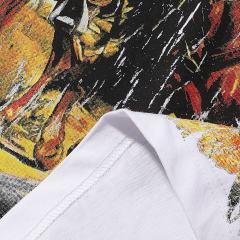 Riding Skull Cowboy Hotfix Rhinestone Print Tee 28874485