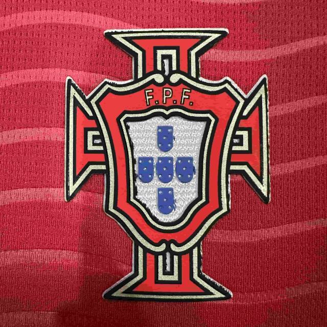 2026/2027 Burgundy Wave Pattern Portugal Home Jersey 2 Kind 28898443