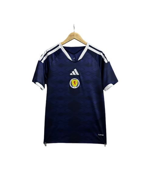 2026/2027 Navy Blue with Rhombus Jacquard Pattern Scotland Home Replica Jersey 28898427