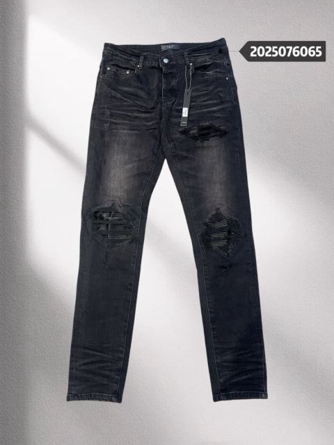 1:1 Quality Destory Patch Black Jeans