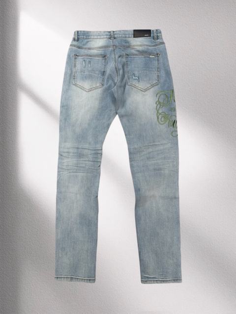 1:1 Quality Embroidery Logo Jeans