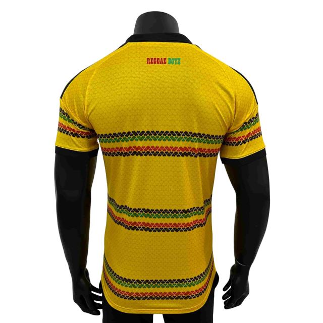 2026/2027 Yellow Green Stripes Jamaica Home Jersey 2 Kind 28898436