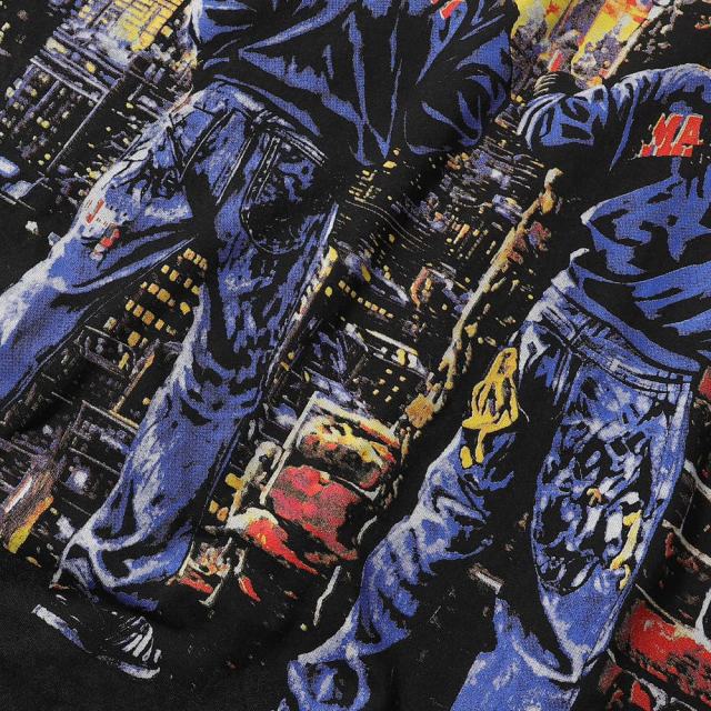 City Night Workers Print Washed Tee 28874482