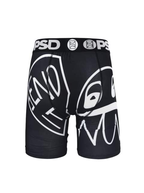 White Line Cartoon Print Boxer Briefs 28629047