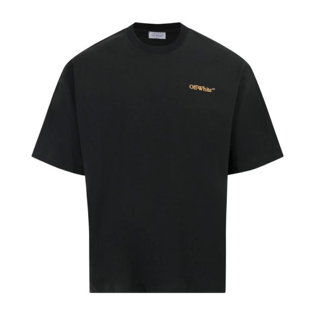 1:1 Top Quality OW SS19 Oversized Oil Painting Diagonal Arrows Tee T-Shirt Black White