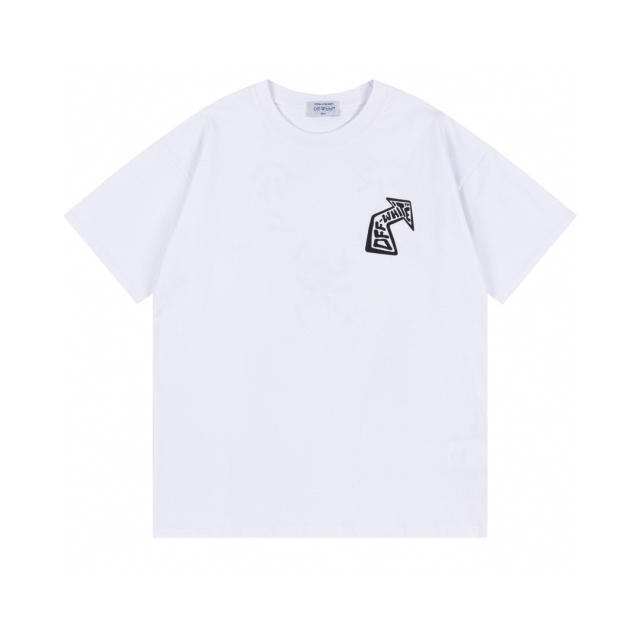 OW 25SS Nail T-Shirt (Black/White)